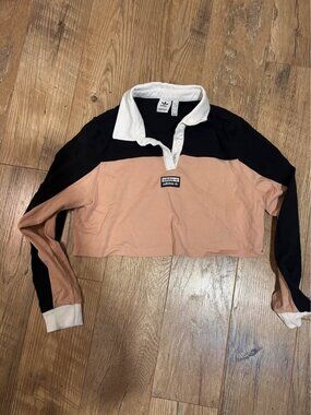 Adidas Cropped Polo (size small)